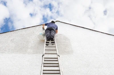 Peinture extérieure au Plagnal — façades et ravalement